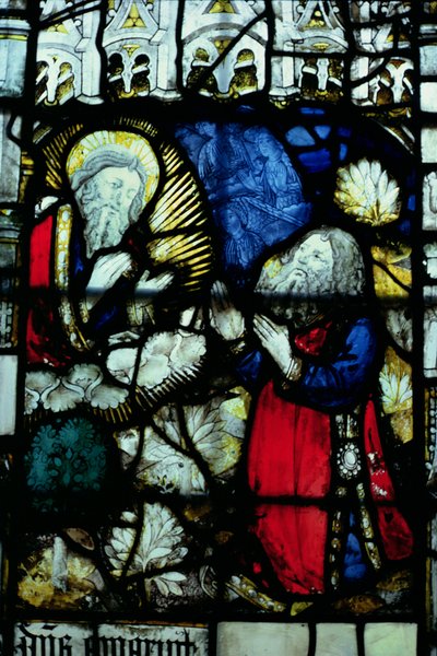 God the Father with Abraham by English School